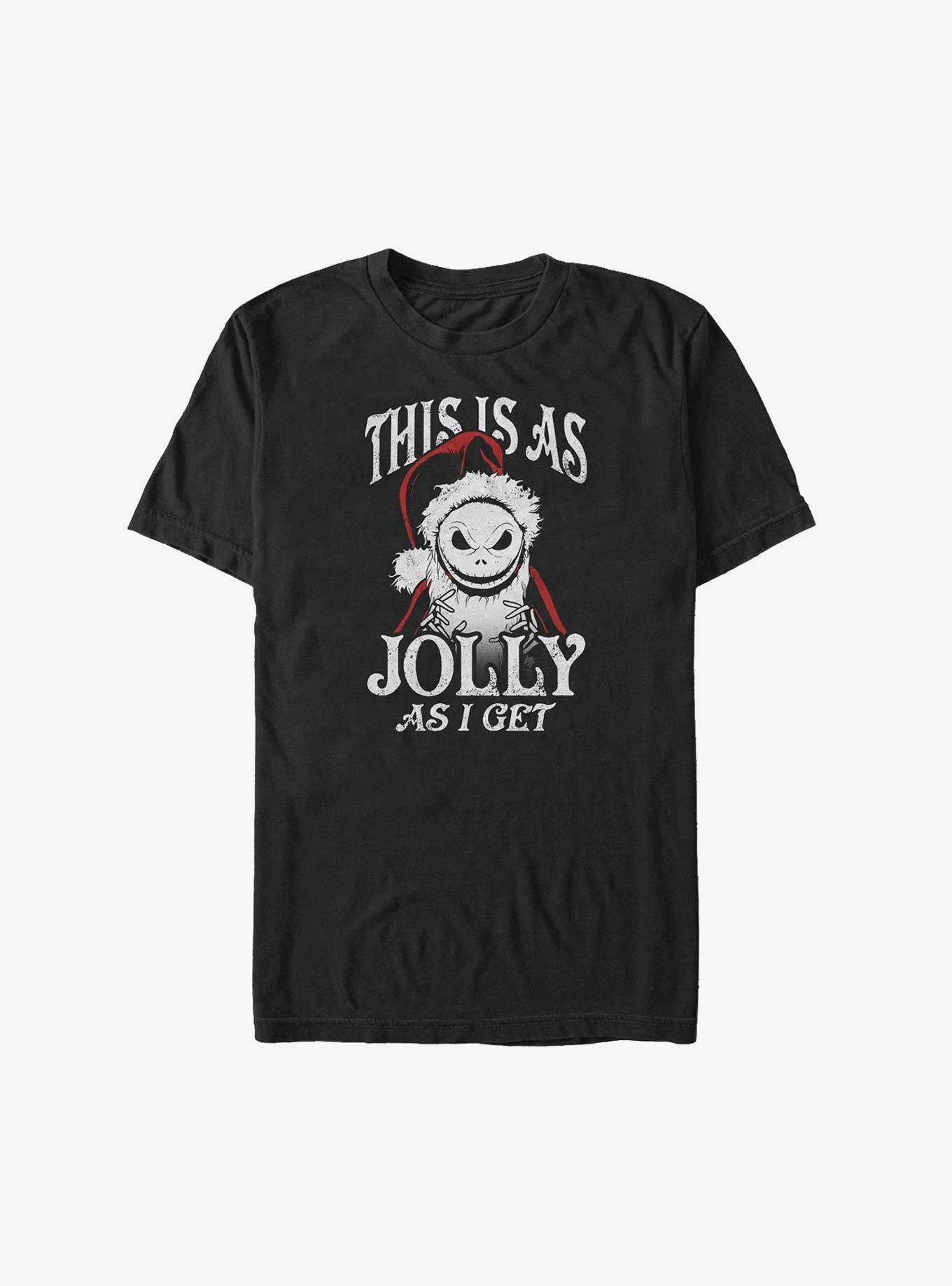 Disney The Nightmare Before Christmas Jolly Santa Jack Big Tall T-Shirt T-Shirt | Exclusive Edition | High Demand Item