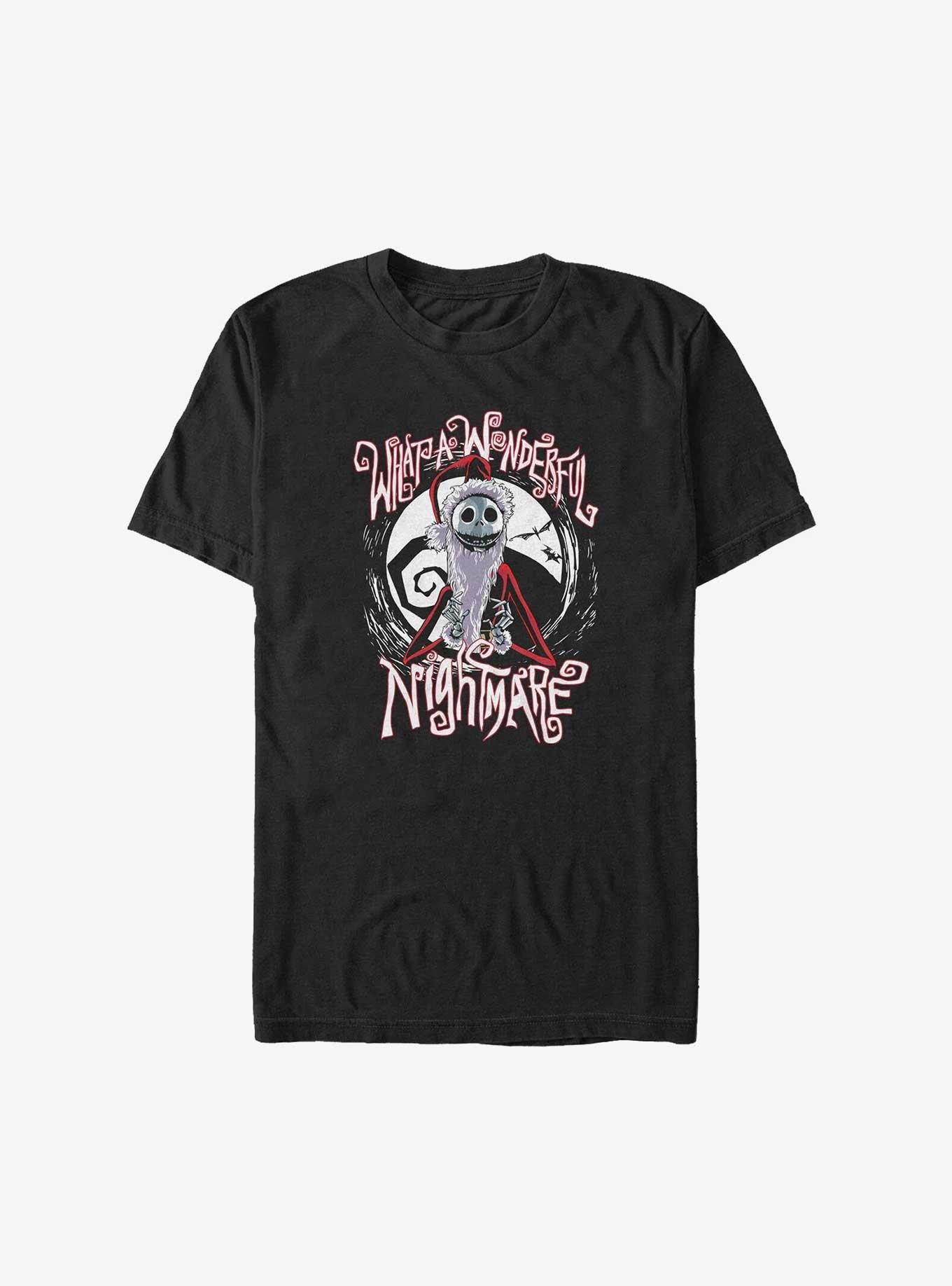 Disney The Nightmare Before Christmas Santa Jack What A Wonderful Nightmare Big Tall T-Shirt T-Shirt | Premium Graphic | Perfect For Daily Wear