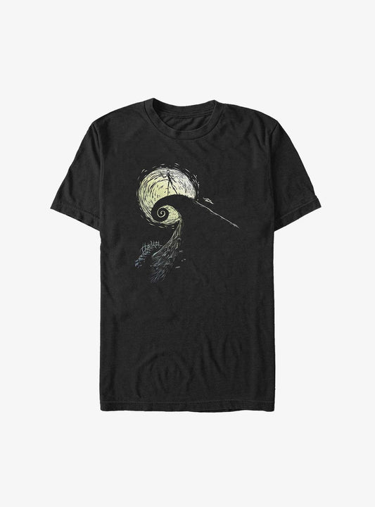 Disney The Nightmare Before Christmas Spiral Hill Jack Big Tall T-Shirt T-Shirt | Streetwear Vibe | High Demand Item