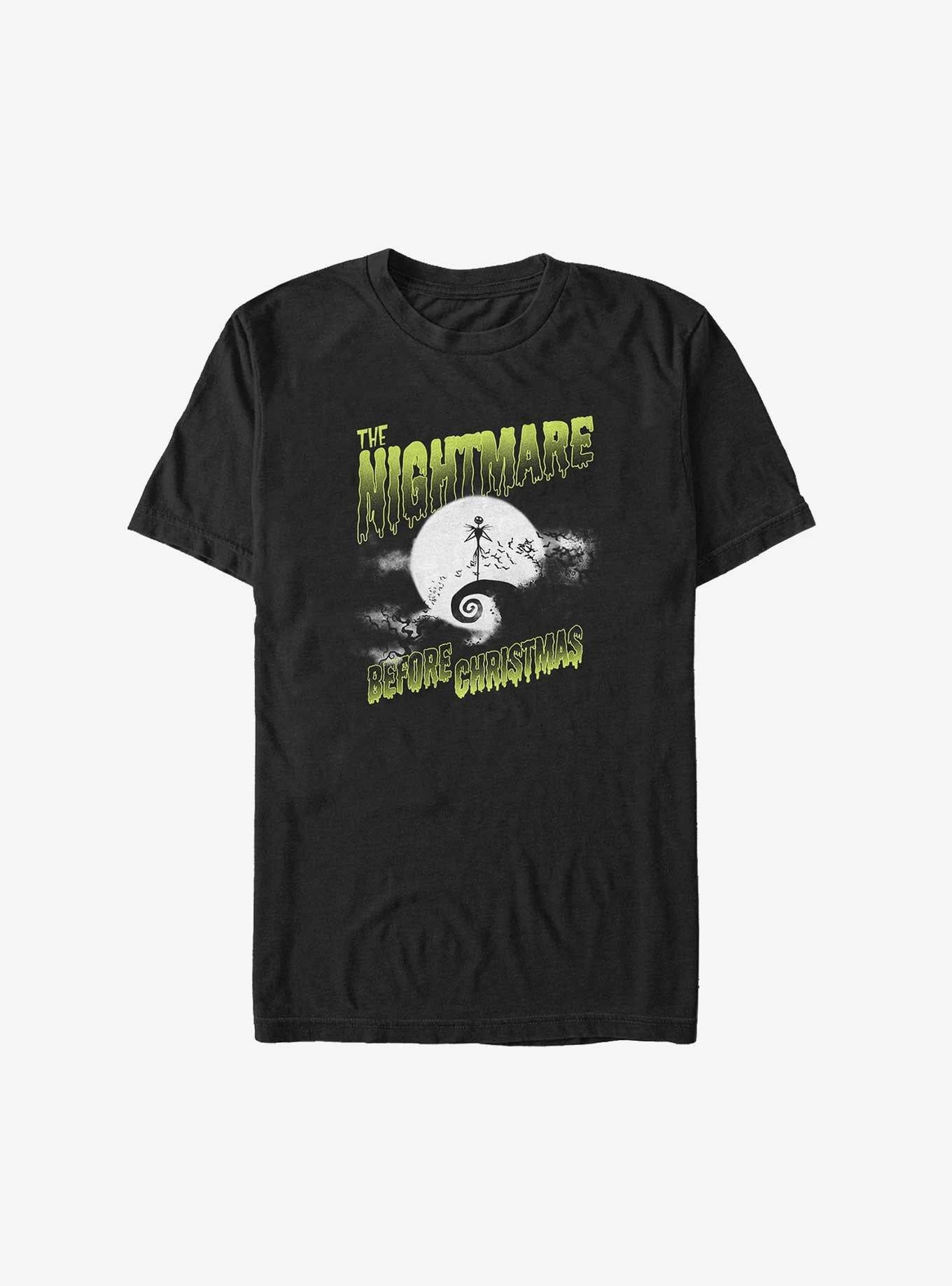 Disney The Nightmare Before Christmas Spooky Nightmare Jack Big Tall T-Shirt T-Shirt | Streetwear Vibe | Trending Now