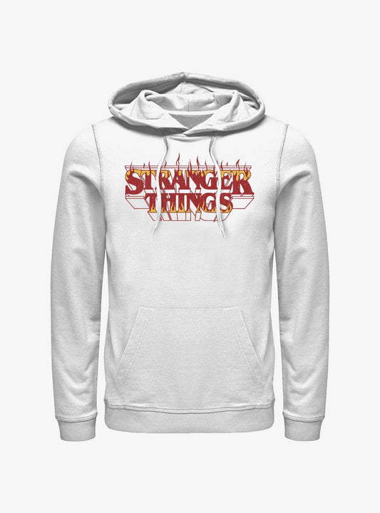 Stranger Things Fire Logo Hoodie