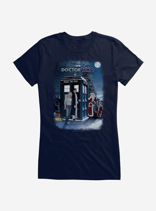 Doctor Who The Christmas Invasion Girls T-Shirt T-Shirt | Viral Style | High Demand Item