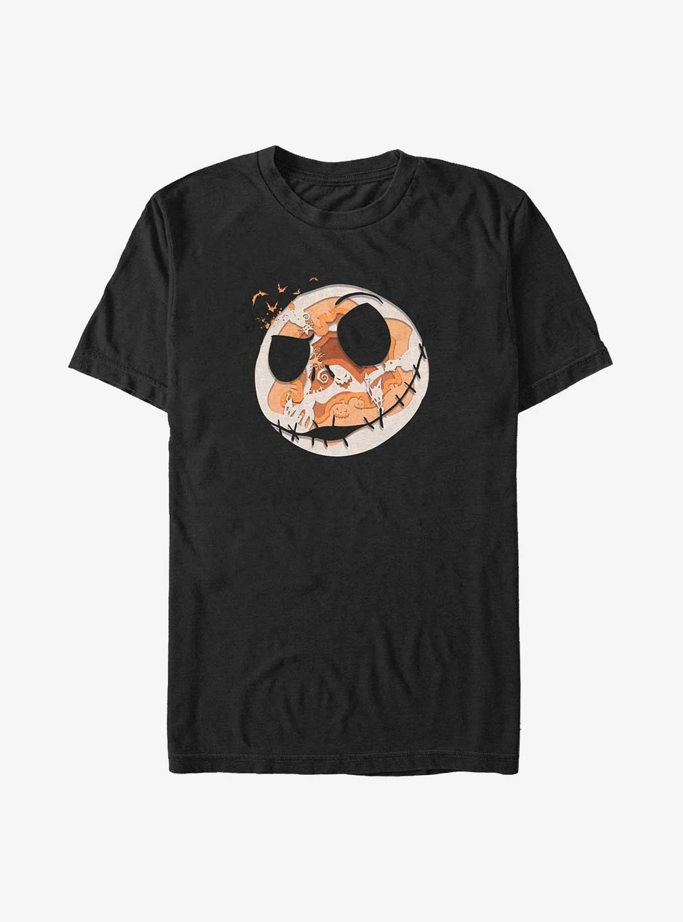 Disney The Nightmare Before Christmas Cut Out Jack Halloween Big Tall T-Shirt T-Shirt | High-Quality Print | Must-Have Style