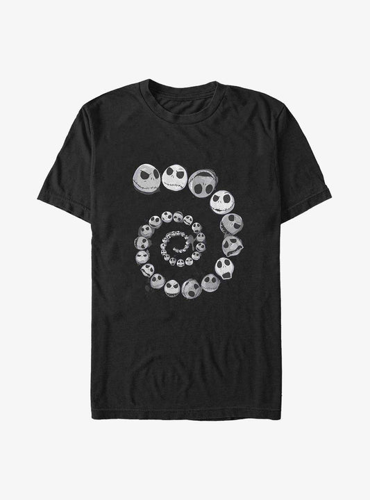 Disney The Nightmare Before Christmas Jack Emotions Spiral Big Tall T-Shirt T-Shirt | High-Quality Print | Great Gift Idea