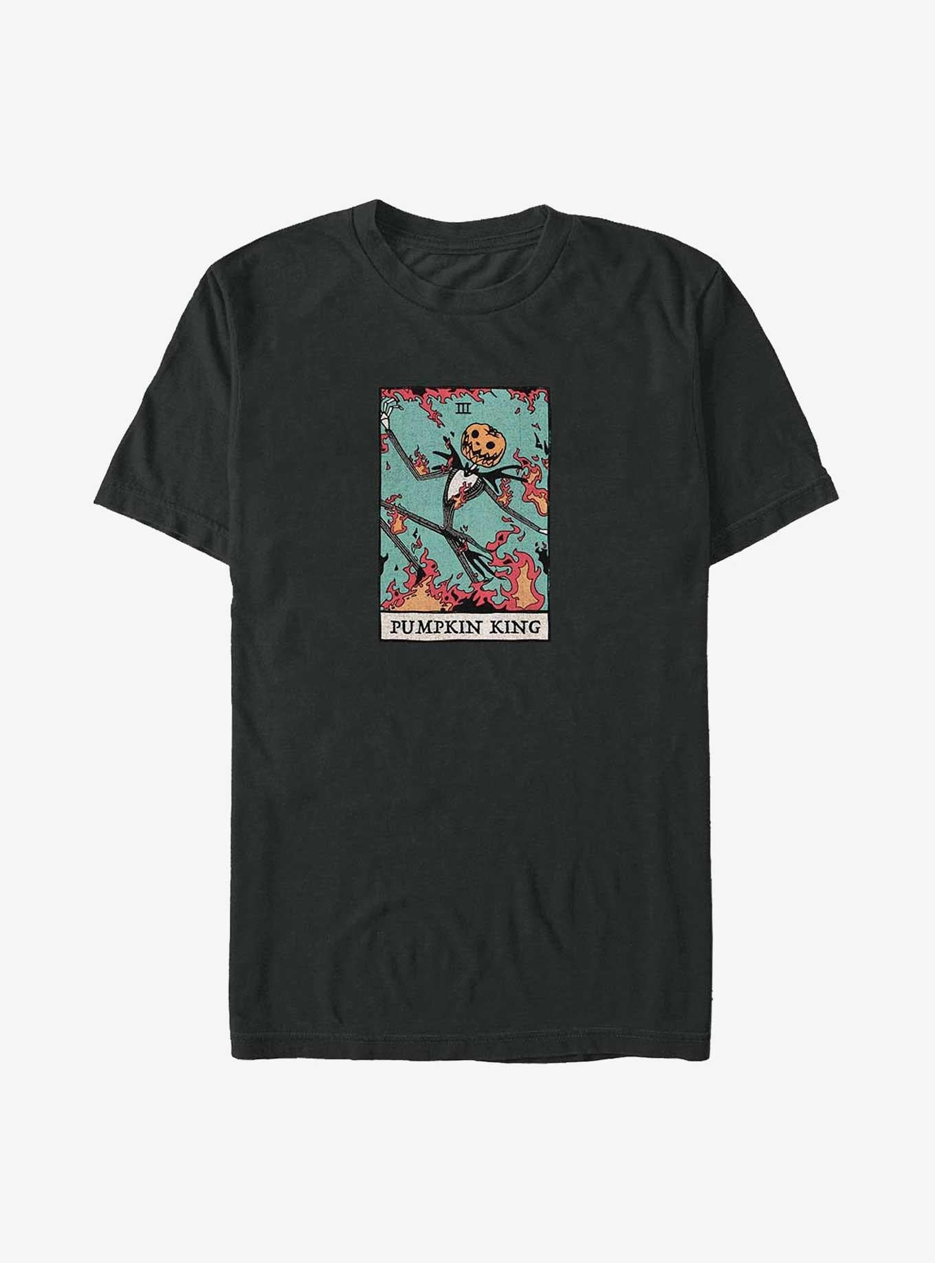 Disney The Nightmare Before Christmas Jack Pumpkin King Card Big Tall T-Shirt T-Shirt | Trending Design | Trending Now