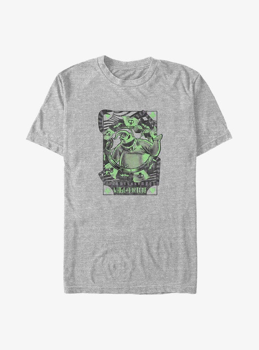 Disney The Nightmare Before Christmas Oogie Boogie Wheel of Fortune Big Tall T-Shirt T-Shirt | Aesthetic Graphic | Must-Have Style