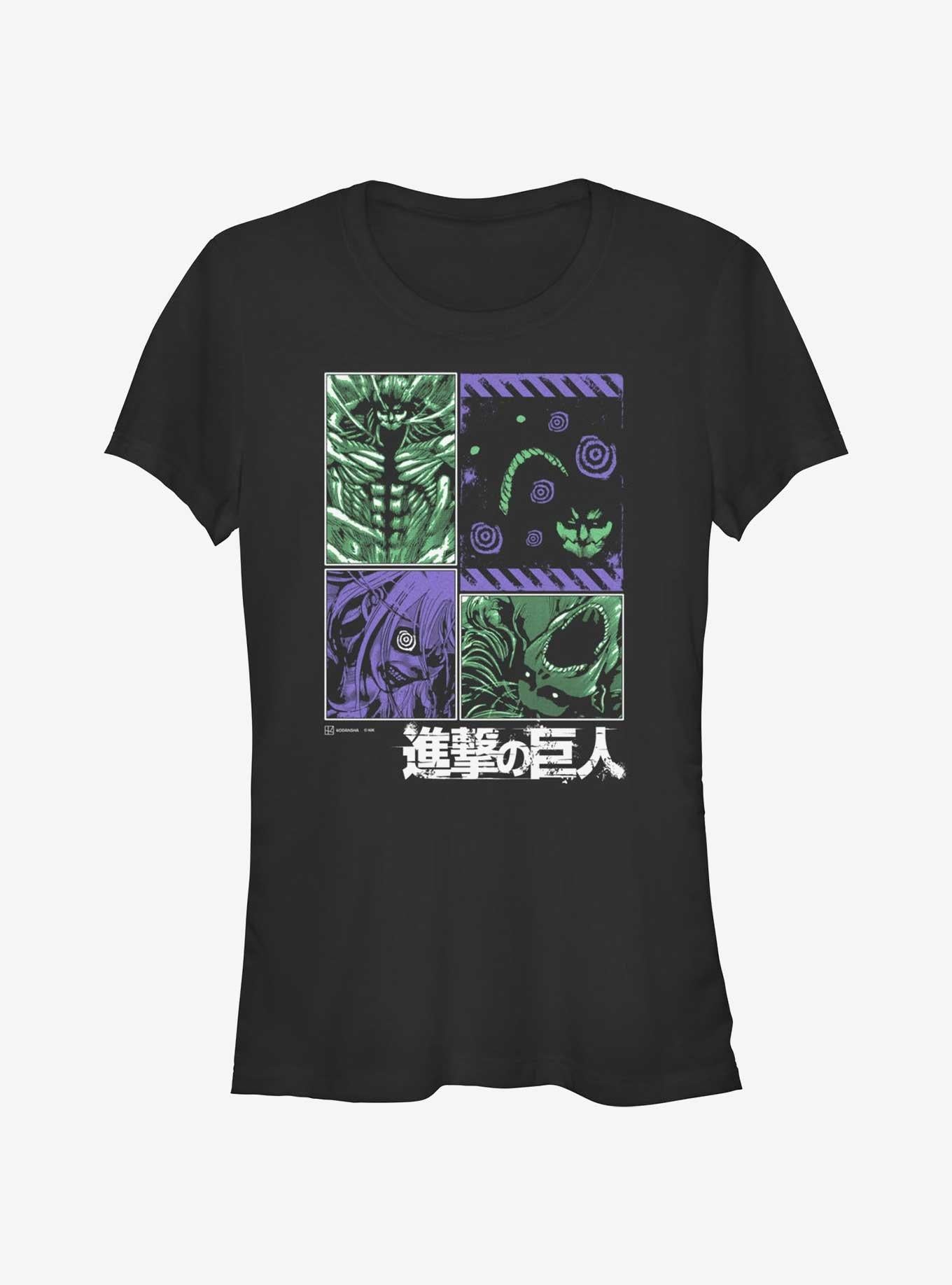Attack on Titan Armored Founding and Attack Titans Girls T-Shirt
