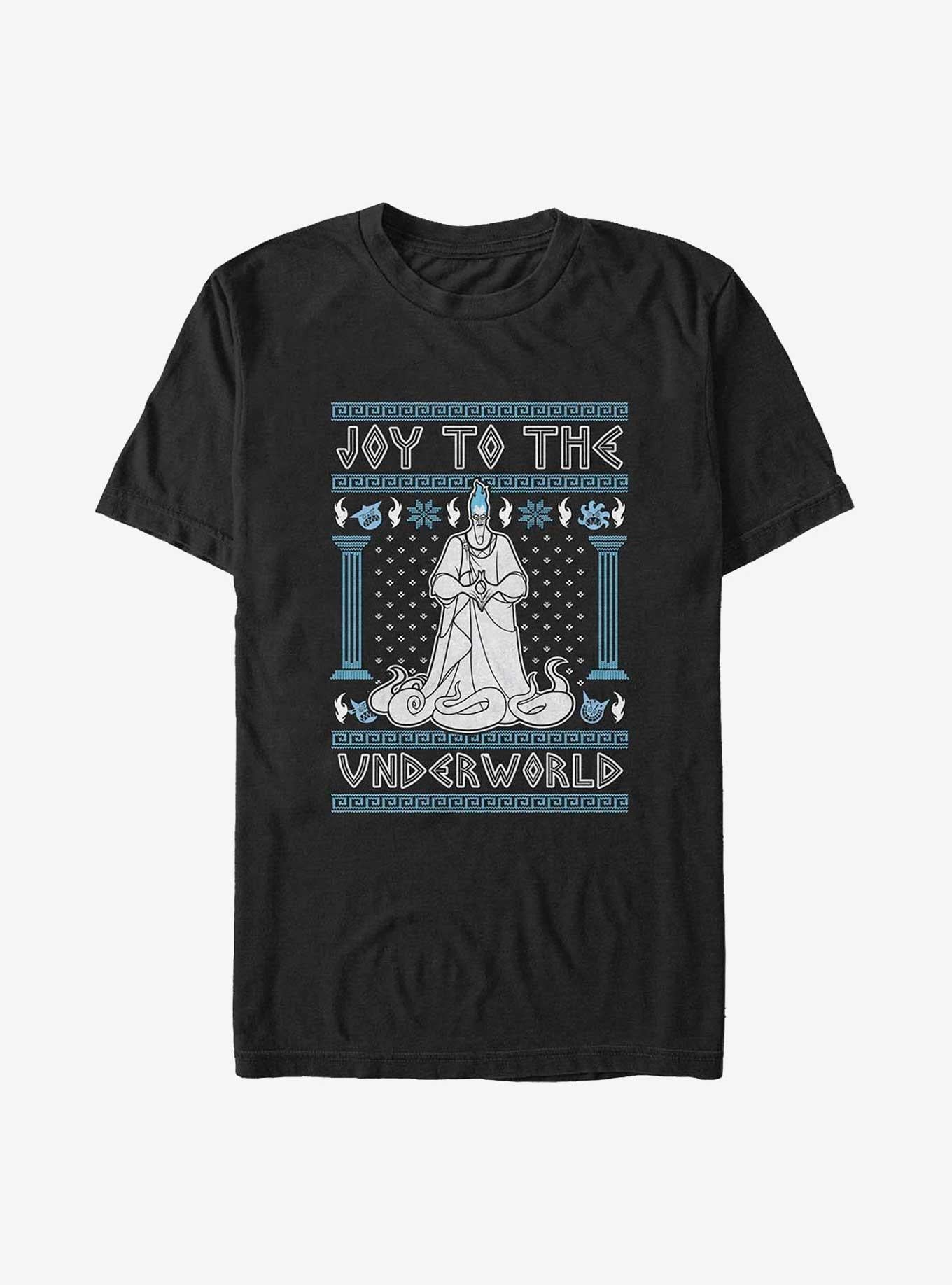 Disney Villains Hades Joy To The Underworld Ugly Christmas Big Tall T-Shirt T-Shirt | Premium Graphic | Top Pick For Fans