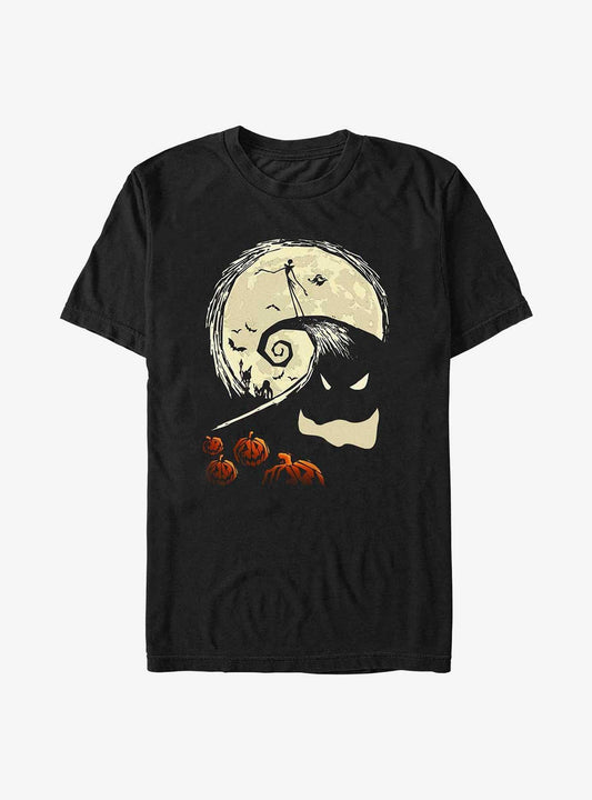 Disney The Nightmare Before Christmas Jack On Pumpkin Hill Extra Soft T-Shirt T-Shirt | Exclusive Edition | Great Gift Idea