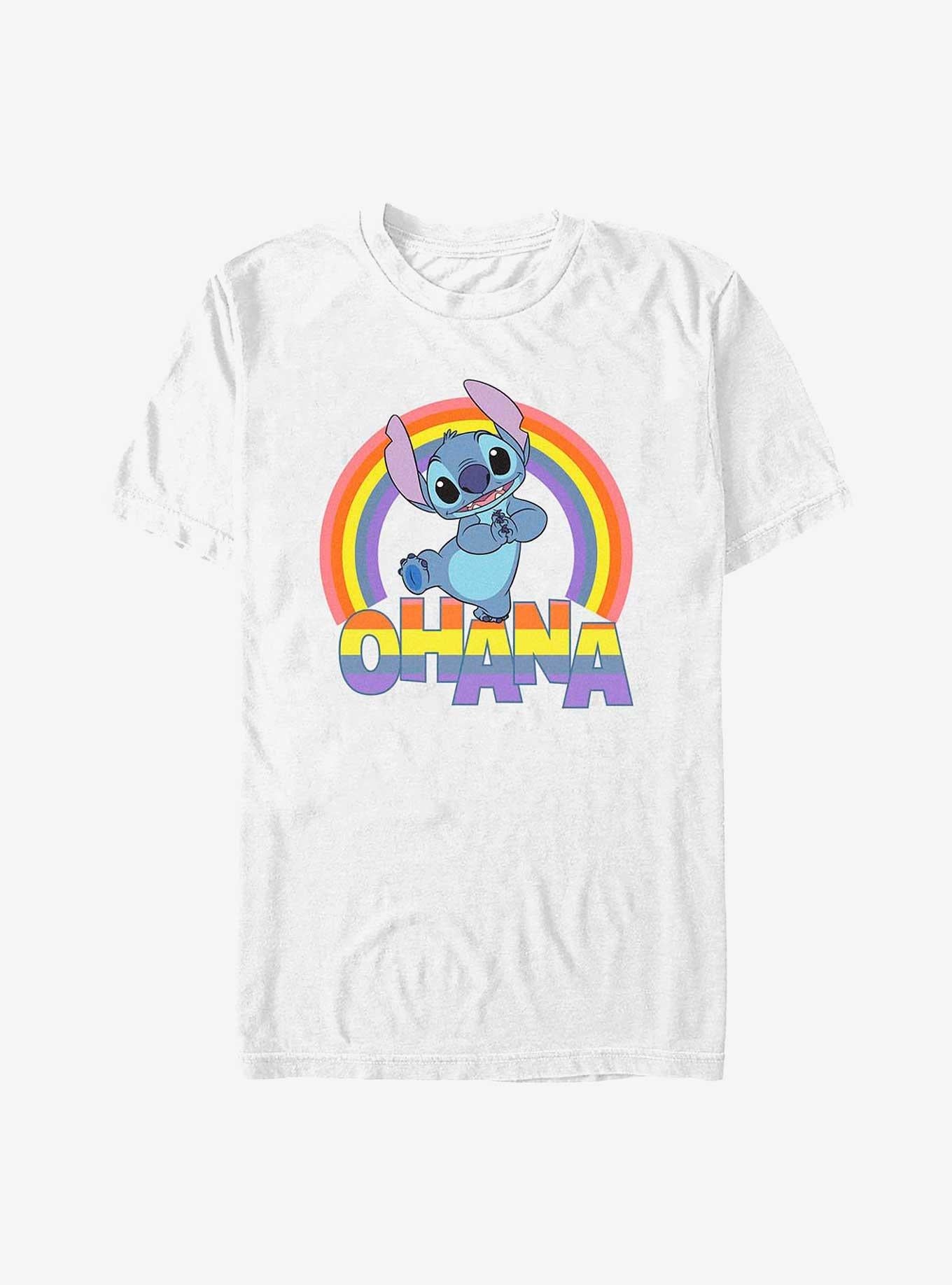 Disney Lilo Stitch Rainbow Ohana T-Shirt T-Shirt | Fan Favorite Style | Top Pick For Fans