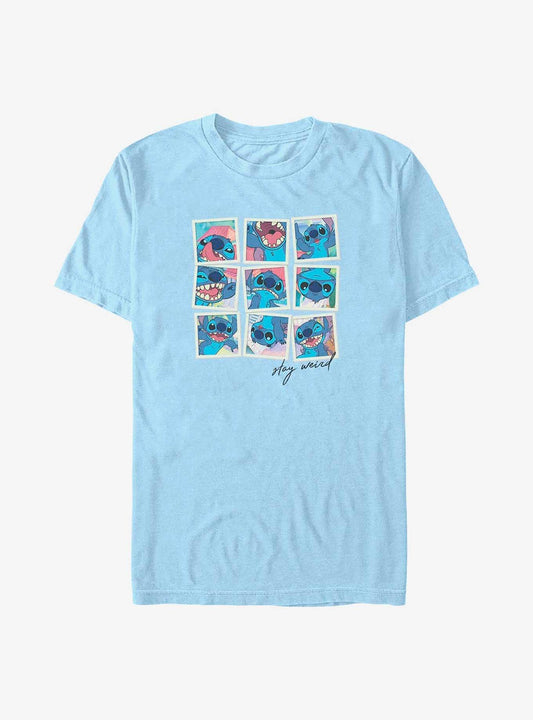 Disney Lilo Stitch Stay Weird Stitch Grid T-Shirt T-Shirt | Trending Streetwear Style | Trending Now
