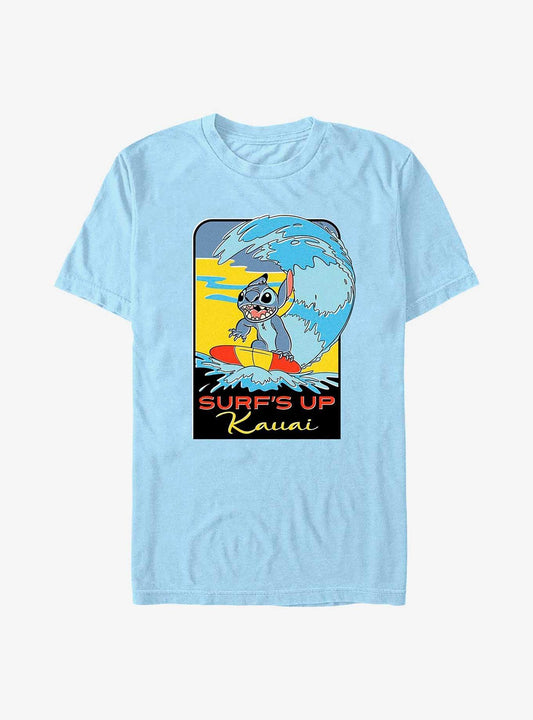 Disney Lilo Stitch Surf's Up Kauai Destination T-Shirt T-Shirt | Best-Selling Design | Great Gift Idea