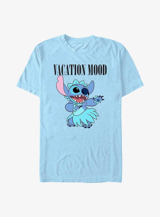 Disney Lilo Stitch Vacation Mood T-Shirt T-Shirt | Bold Graphic Edition | Must-Have Style