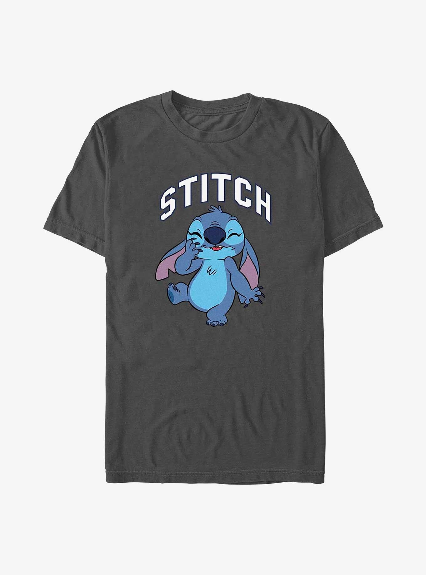 Disney Lilo Stitch Stitch Embarrassed T-Shirt T-Shirt | Fan Favorite Style | Perfect For Daily Wear