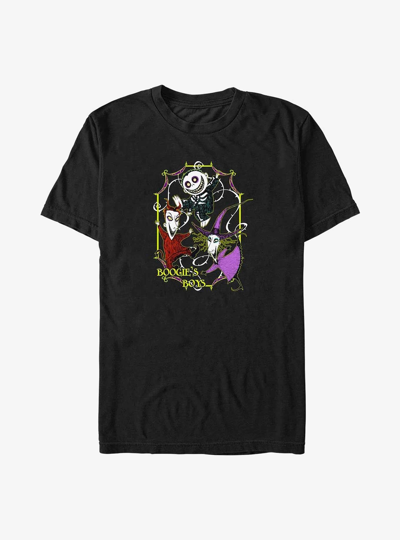 Disney The Nightmare Before Christmas Boogie's Boys Lock Shock Barrel Big Tall T-Shirt T-Shirt | Viral Style | Great Gift Idea