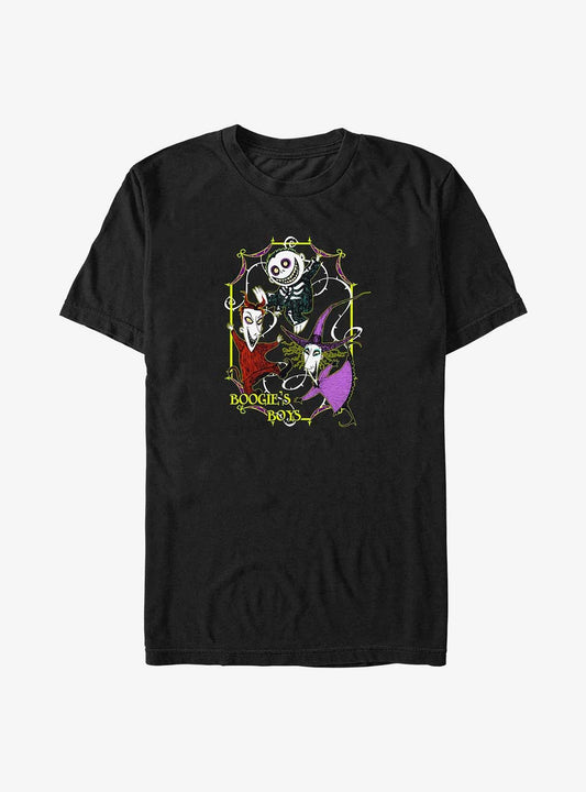 Disney The Nightmare Before Christmas Boogie's Boys Lock Shock Barrel Big Tall T-Shirt T-Shirt | Viral Style | Great Gift Idea