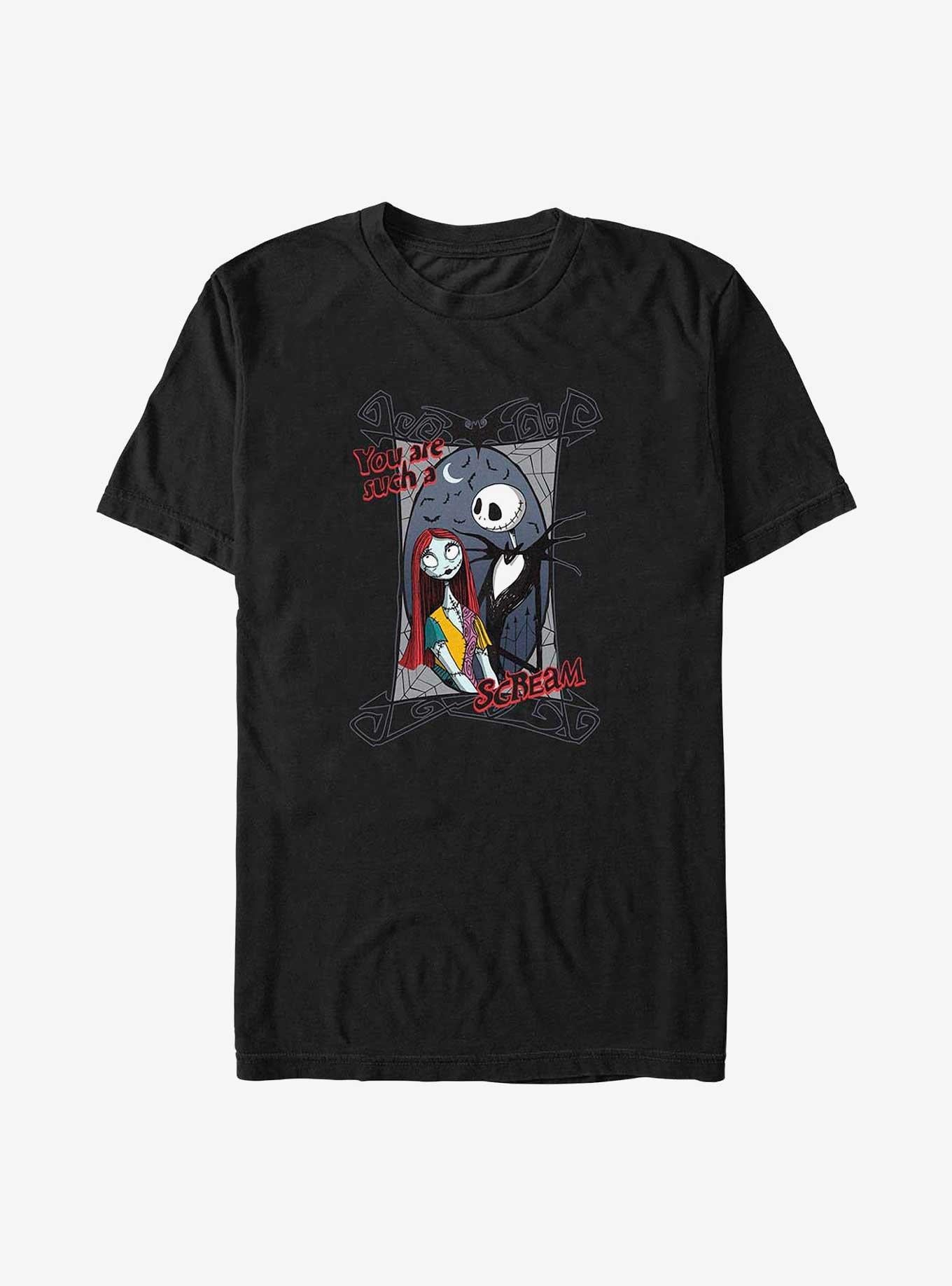 Disney The Nightmare Before Christmas You Are Such A Scream Jack And Sally Big Tall T-Shirt T-Shirt | Streetwear Vibe | Perfect For Daily Wear