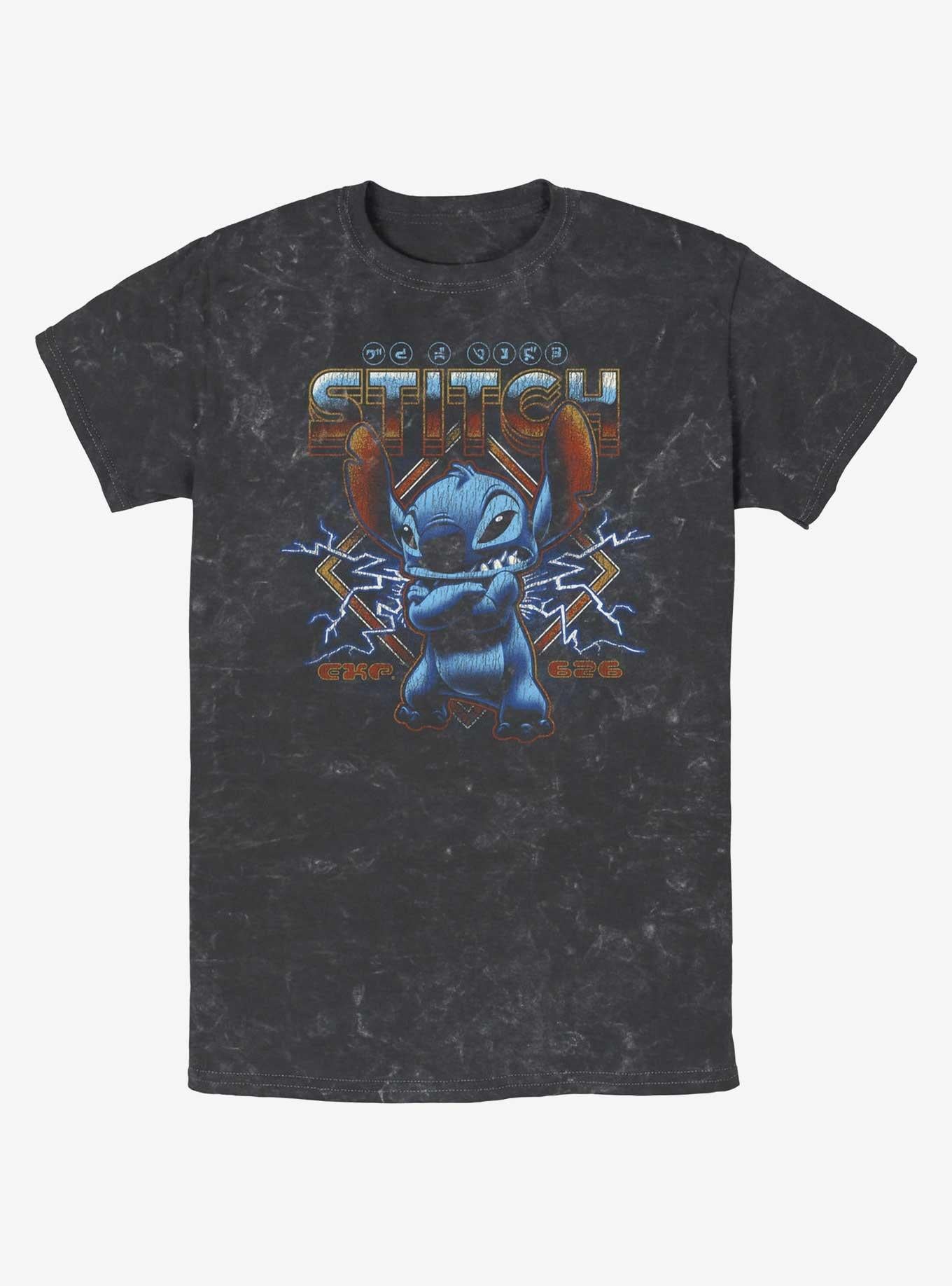Disney Lilo Stitch Rock Mineral Wash T-Shirt T-Shirt | High-Quality Print | Top Pick For Fans