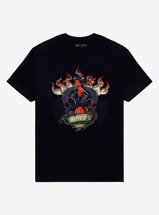 Devil Babe Flames T-Shirt