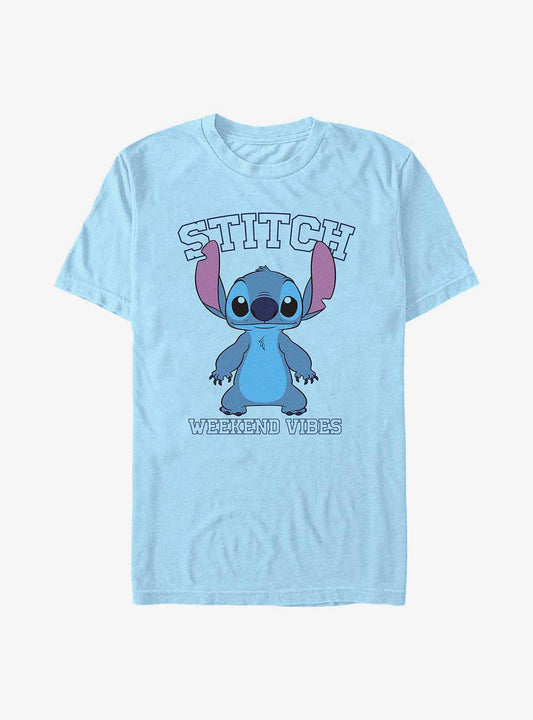Disney Lilo Stitch Weekend Vibes Stitch T-Shirt T-Shirt | Fan Favorite Style | Perfect For Daily Wear