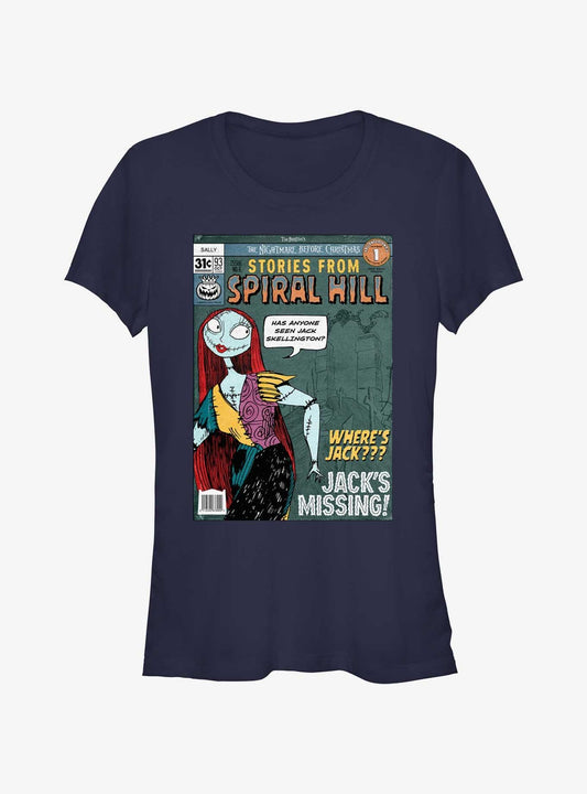 Disney The Nightmare Before Christmas Stories From Spiral Hill Sally Girls T-Shirt T-Shirt | Aesthetic Graphic | Perfect For Daily Wear