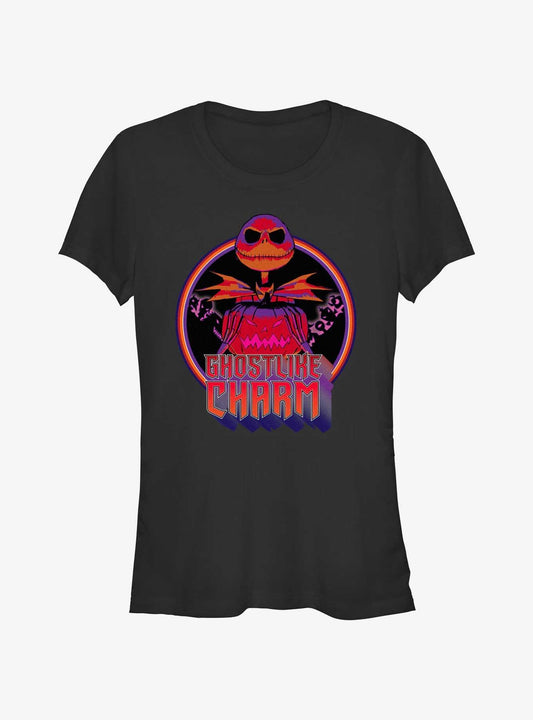 Disney The Nightmare Before Christmas Ghostlike Charm Jack Skellington Girls T-Shirt T-Shirt | Premium Graphic | High Demand Item