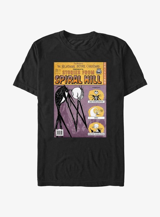 Disney The Nightmare Before Christmas Jack Stories From Spiral Hill T-Shirt T-Shirt | Streetwear Vibe | Top Pick For Fans