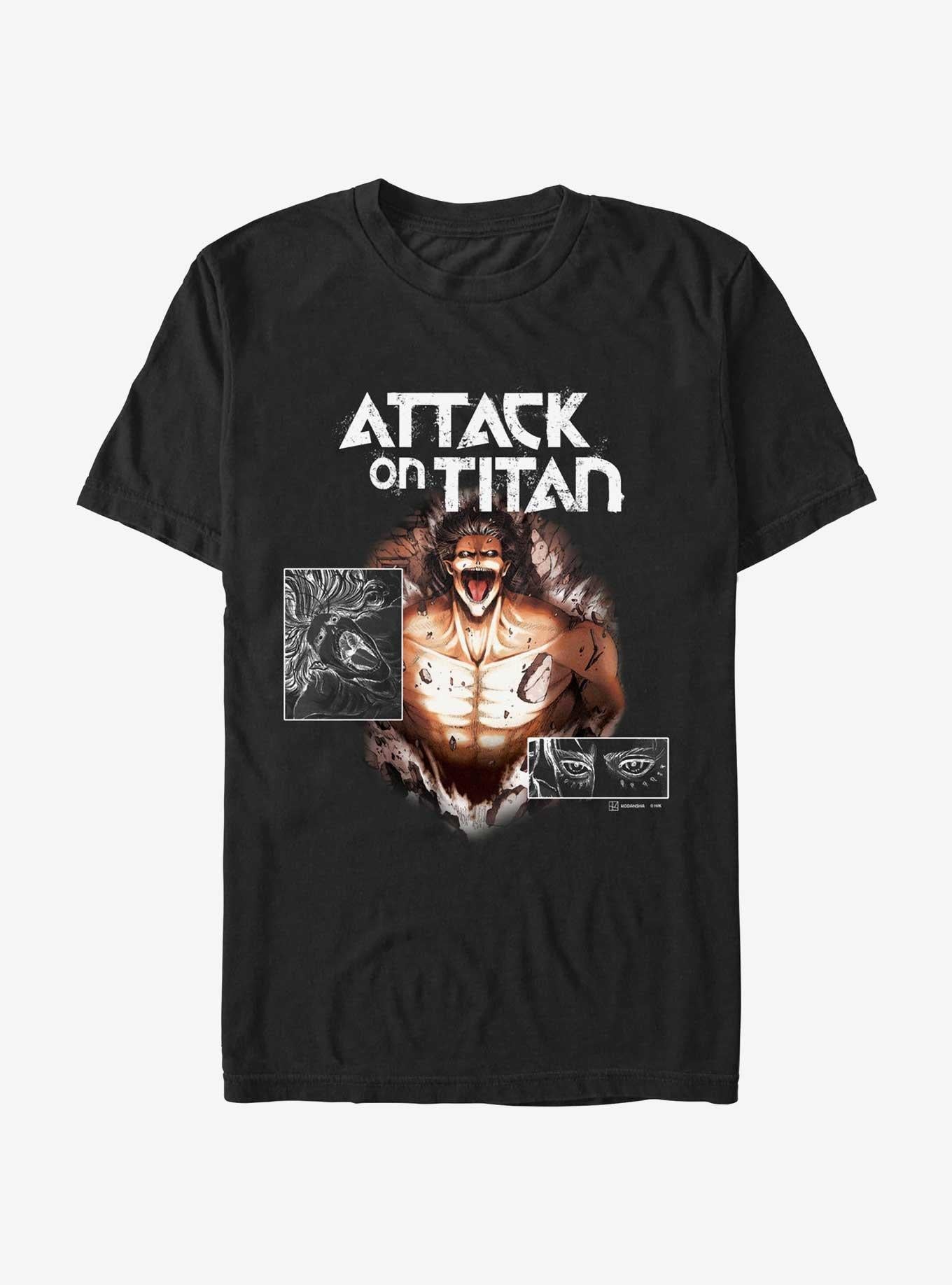 Attack On Titan Eren Yeager Attack On Titan Negative T-Shirt