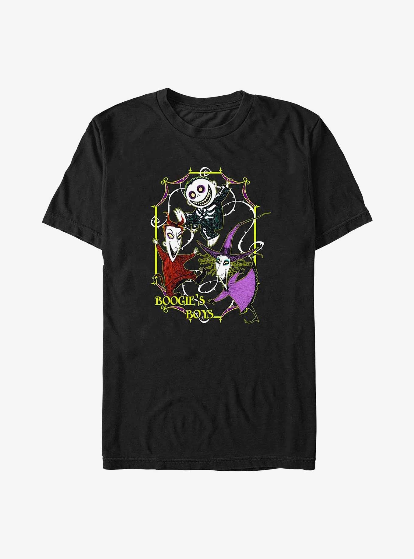 Disney The Nightmare Before Christmas Boogie's Boys Lock Shock Barrel Extra Soft T-Shirt T-Shirt | Viral Style | High Demand Item