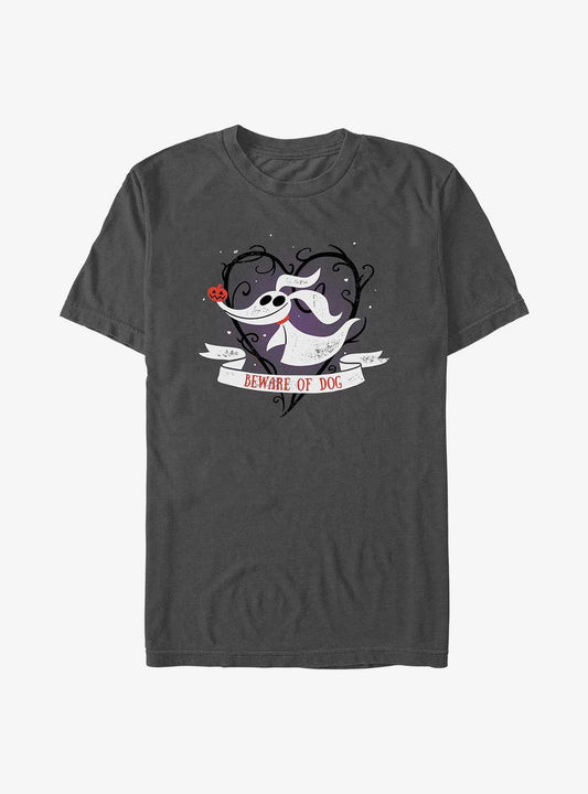 Disney The Nightmare Before Christmas Zero Beware Of Dog Extra Soft T-Shirt T-Shirt | Trending Design | Great Gift Idea