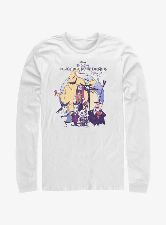 Disney The Nightmare Before Christmas Scary Squad Long-Sleeve T-Shirt T-Shirt | Aesthetic Graphic | Great Gift Idea