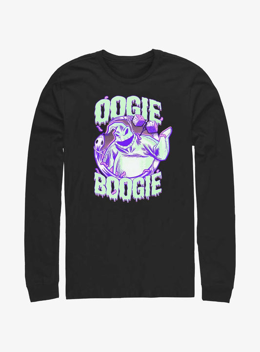 Disney The Nightmare Before Christmas Oogie Boogie Dice Long-Sleeve T-Shirt T-Shirt | Streetwear Vibe | Top Pick For Fans