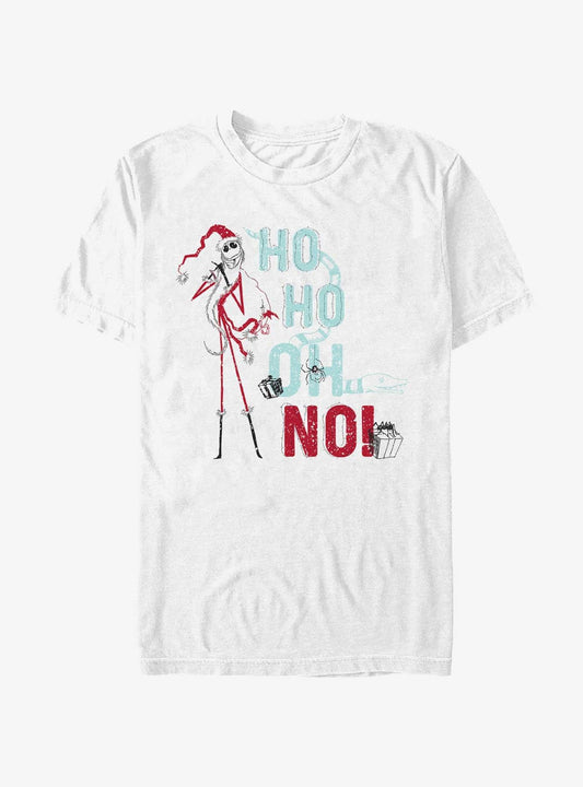 Disney The Nightmare Before Christmas Sandy Jack Ho Ho Oh No T-shirt | Trendy Graphic Tee | Casual Unisex T-shirt