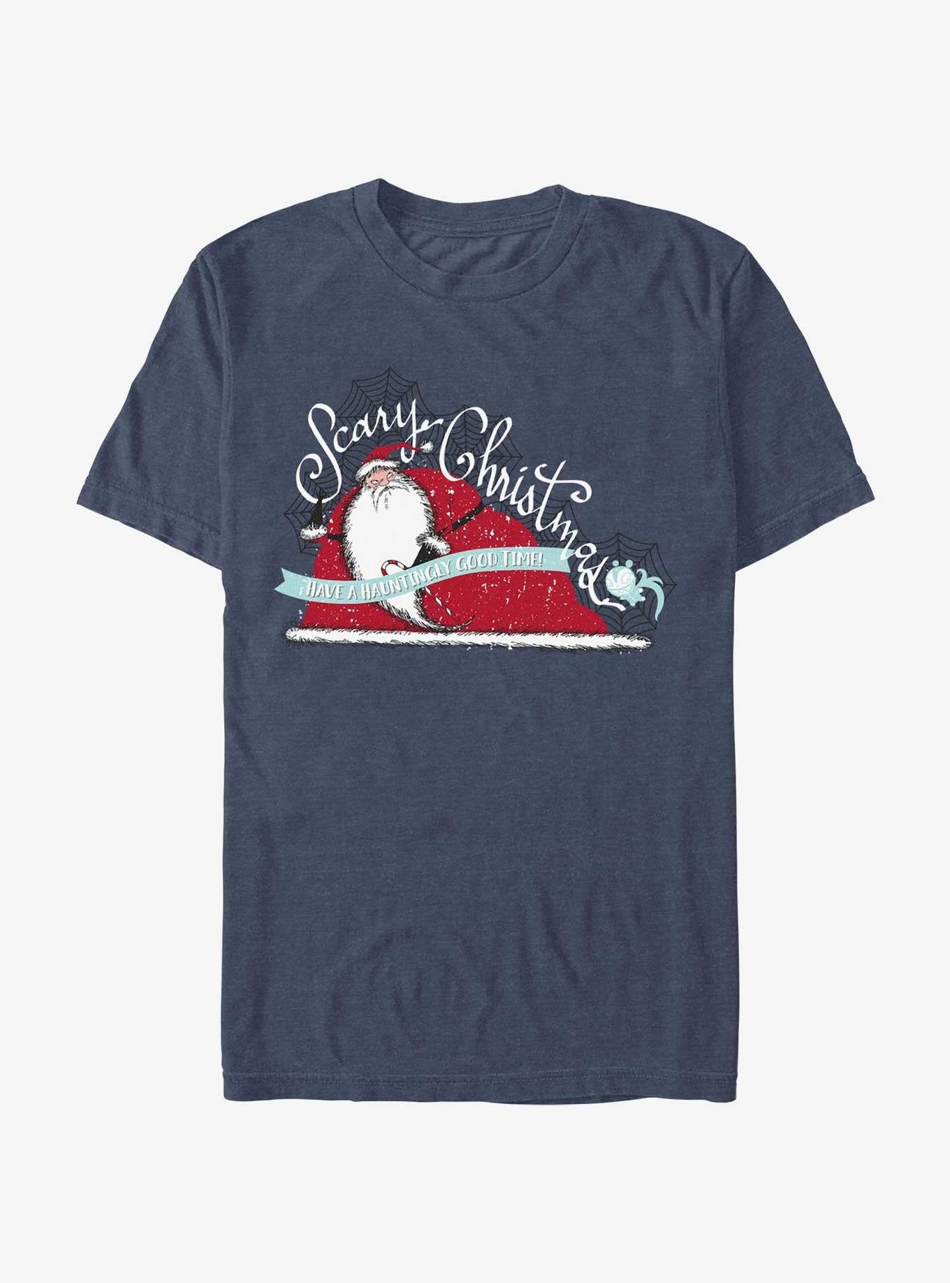 Disney The Nightmare Before Christmas Scary Christmas T-shirt | Trendy Graphic Tee | Casual Unisex T-shirt