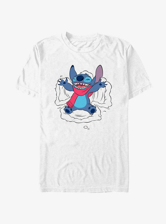 Disney Lilo Stitch Snow Angel T-Shirt T-Shirt | High-Quality Print | Great Gift Idea
