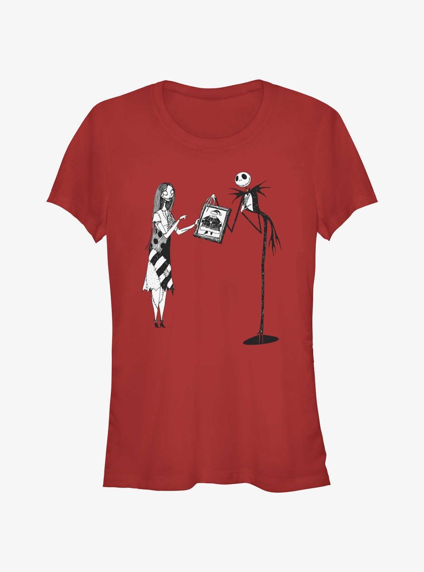 Disney The Nightmare Before Christmas Sally Jack Sandy Claws Girls T-Shirt T-Shirt | Trending Design | Great Gift Idea