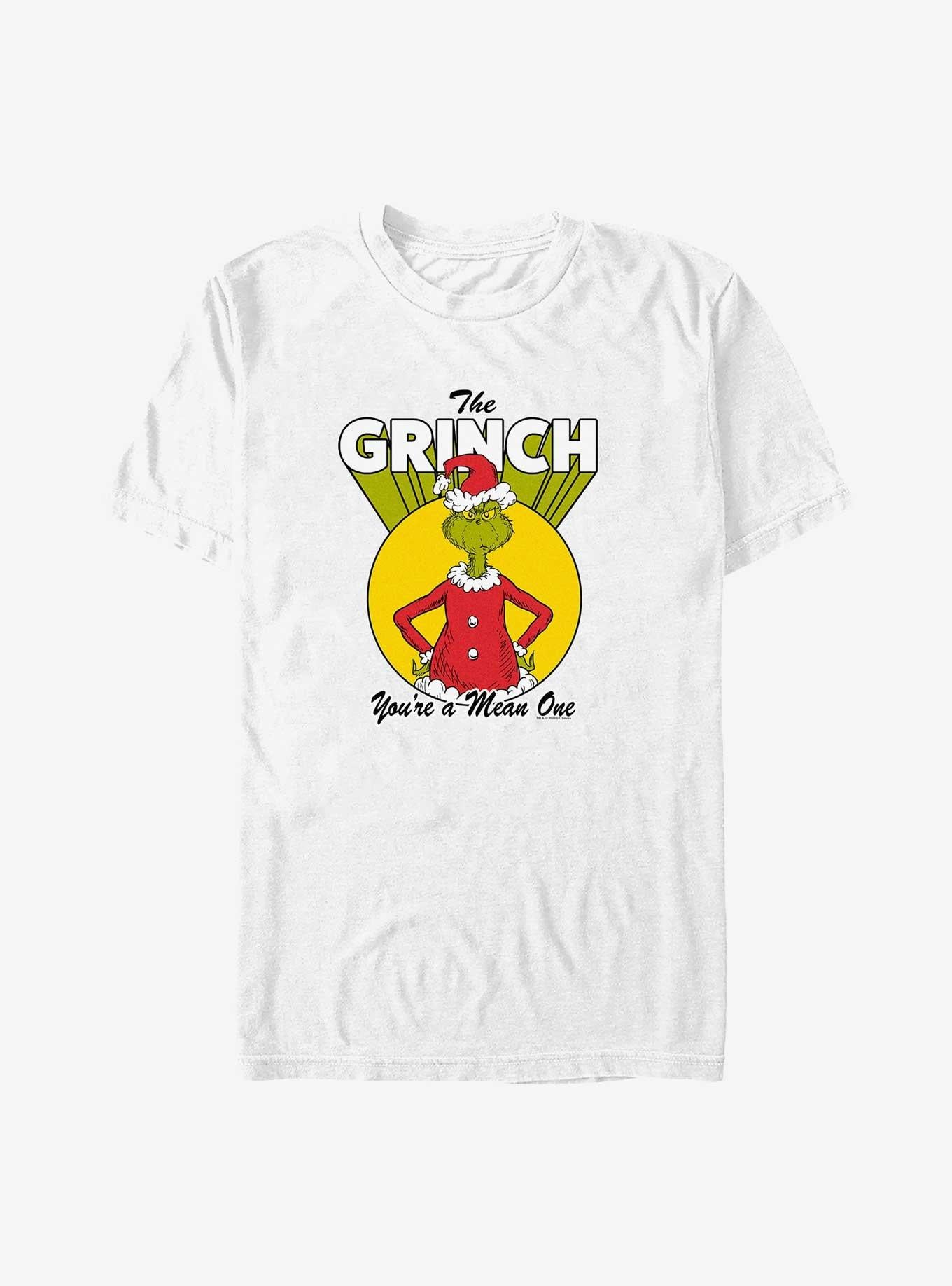 Dr Seuss The Grinch Who Stole Christmas You're A Mean One Big Tall T-Shirt T-Shirt | Exclusive Edition | Perfect For Daily Wear