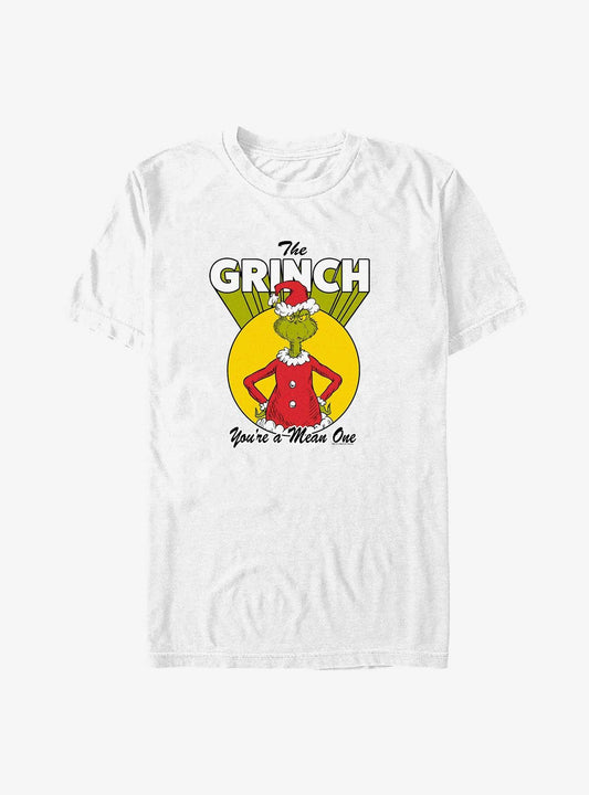 Dr Seuss The Grinch Who Stole Christmas You're A Mean One Big Tall T-Shirt T-Shirt | Exclusive Edition | Perfect For Daily Wear