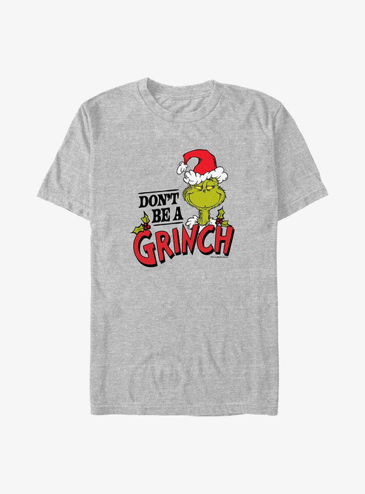 Dr Seuss The Grinch Who Stole Christmas Don't Be A Grinch Big Tall T-Shirt T-Shirt | Best-Selling Artwork | Top Pick For Fans
