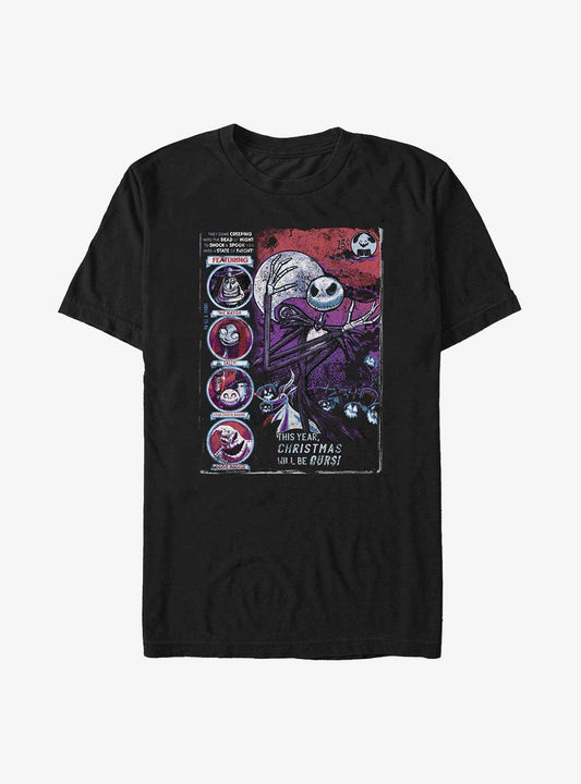 Disney The Nightmare Before Christmas Jack Spooky Poster T-Shirt Poster | Exclusive Edition | Must-Have Style