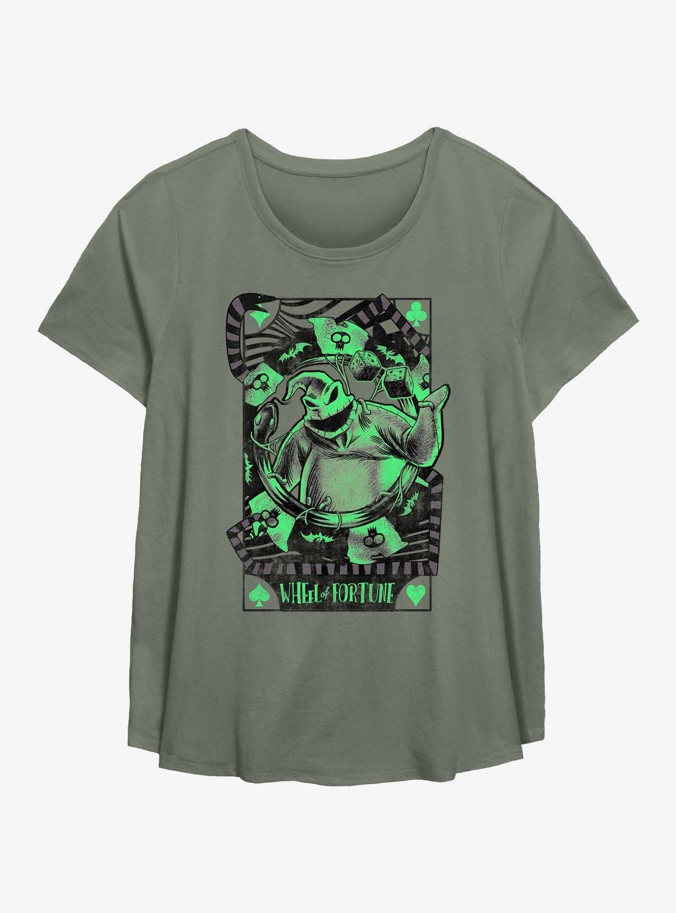 Disney Nightmare Before Christmas Oogie Boogie Wheel Of Fortune Girls T-Shirt Plus Size T-Shirt | Trending Design | Must-Have Style