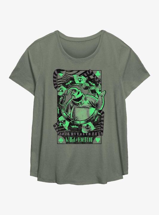 Disney Nightmare Before Christmas Oogie Boogie Wheel Of Fortune Girls T-Shirt Plus Size T-Shirt | Trending Design | Must-Have Style