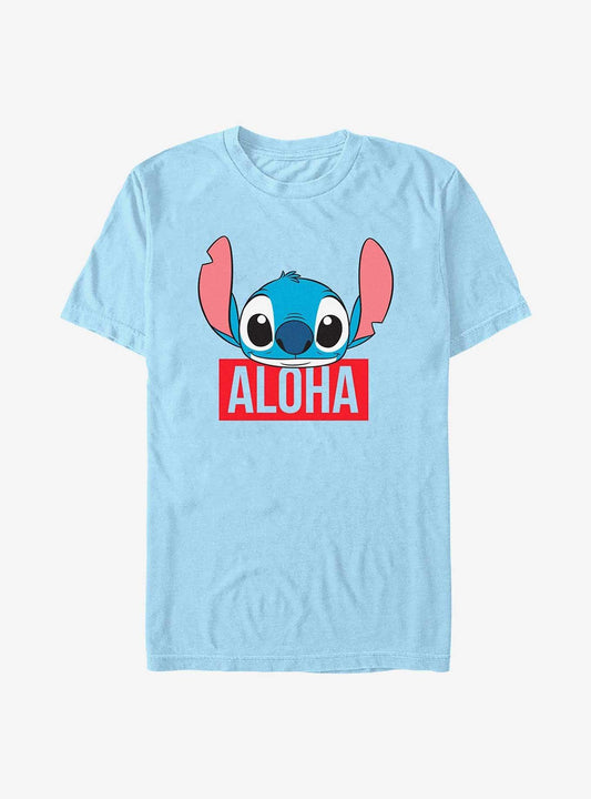 Disney Lilo Stitch Stitch Head Aloha T-Shirt T-Shirt | Premium Graphic | Must-Have Style