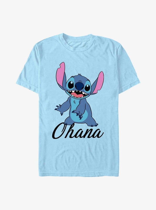 Disney Lilo Stitch Stitch Ohana Stand T-Shirt T-Shirt | Top Trending Artwork | Top Pick For Fans