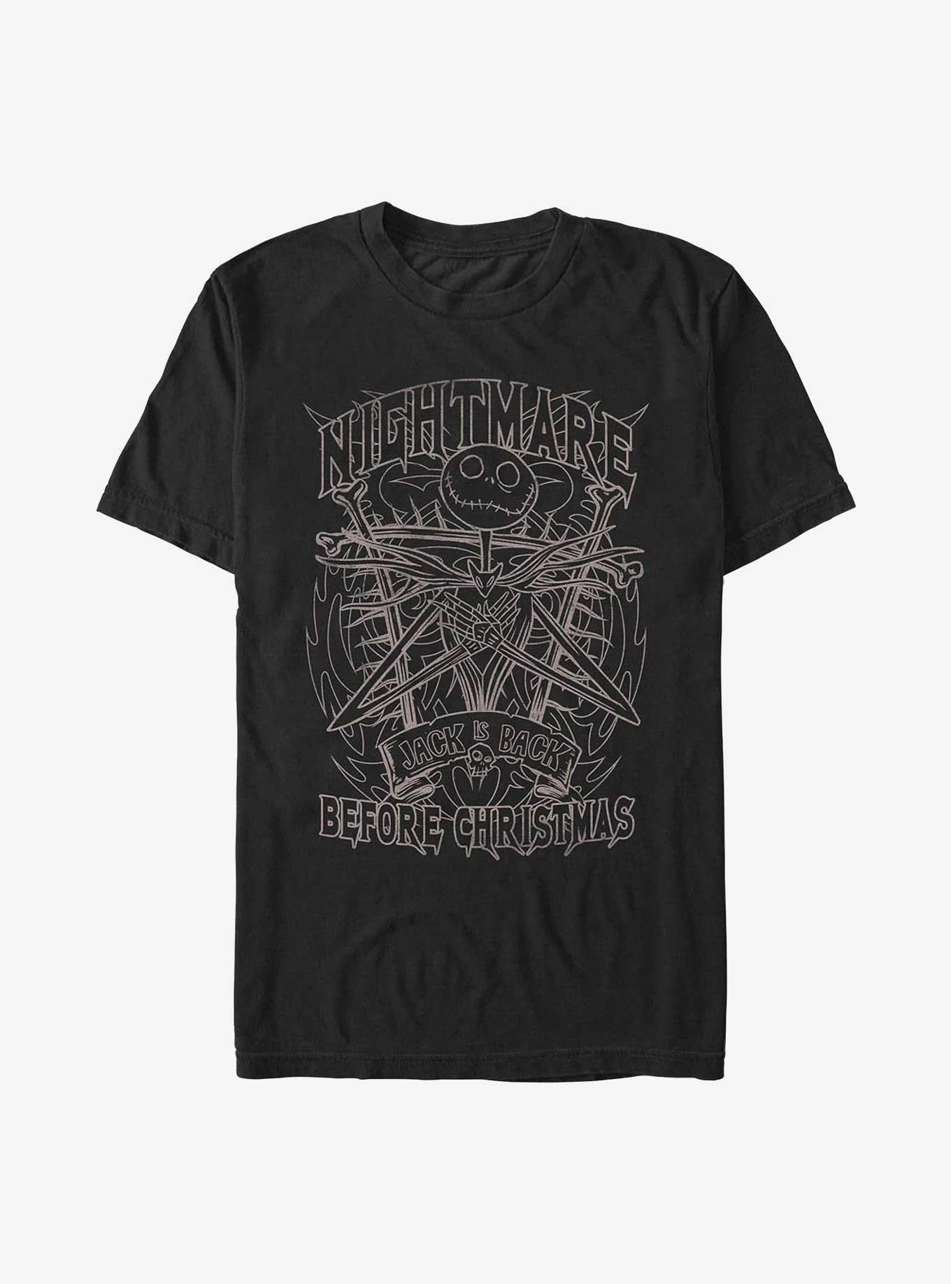 Disney The Nightmare Before Christmas Jack Sketchy Skeleton T-Shirt T-Shirt | High-Quality Print | Great Gift Idea
