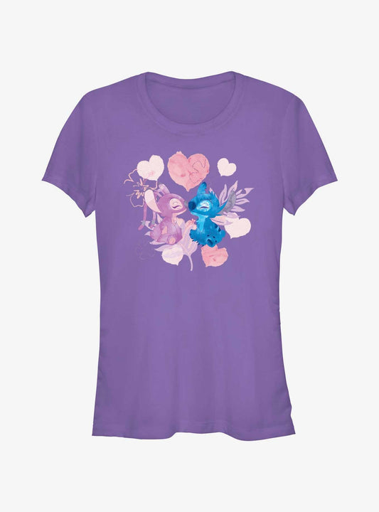 Disney Lilo Stitch Stitch Angel Lovers Girls T-Shirt T-Shirt | Fan Favorite Style | Must-Have Style