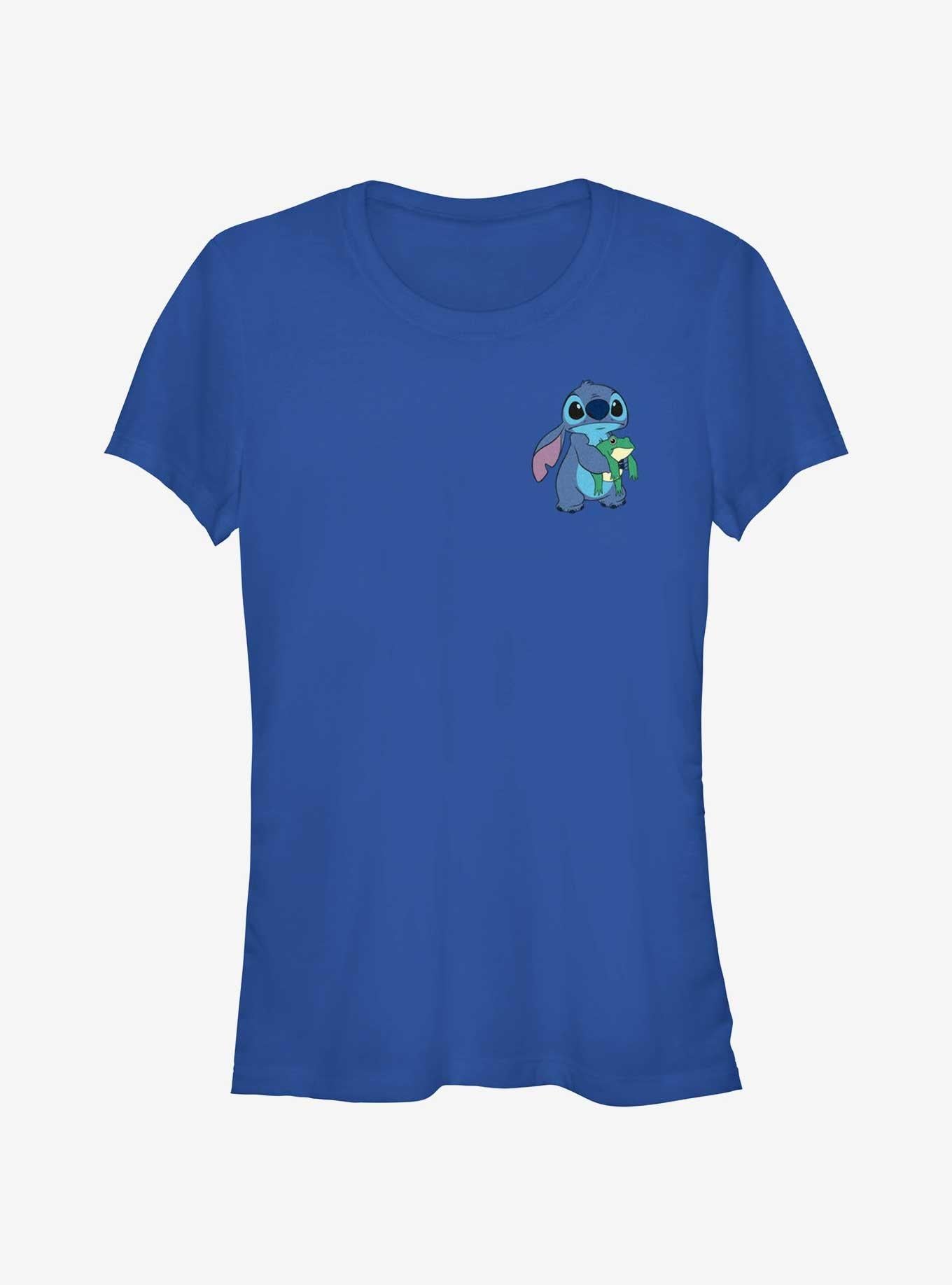 Disney Lilo Stitch With Froggie Pocket Girls T-Shirt T-Shirt | Premium Graphic | High Demand Item