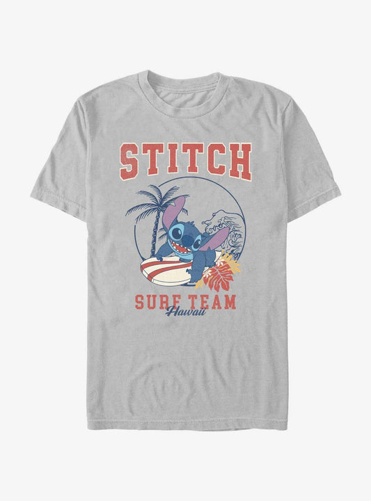 Disney Lilo Stitch Surf Team Hawaii T-Shirt T-Shirt | High-Quality Print | High Demand Item