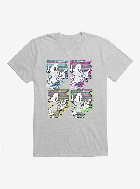 Sonic The Hedgehog Sonic Square Up Glitch T-Shirt