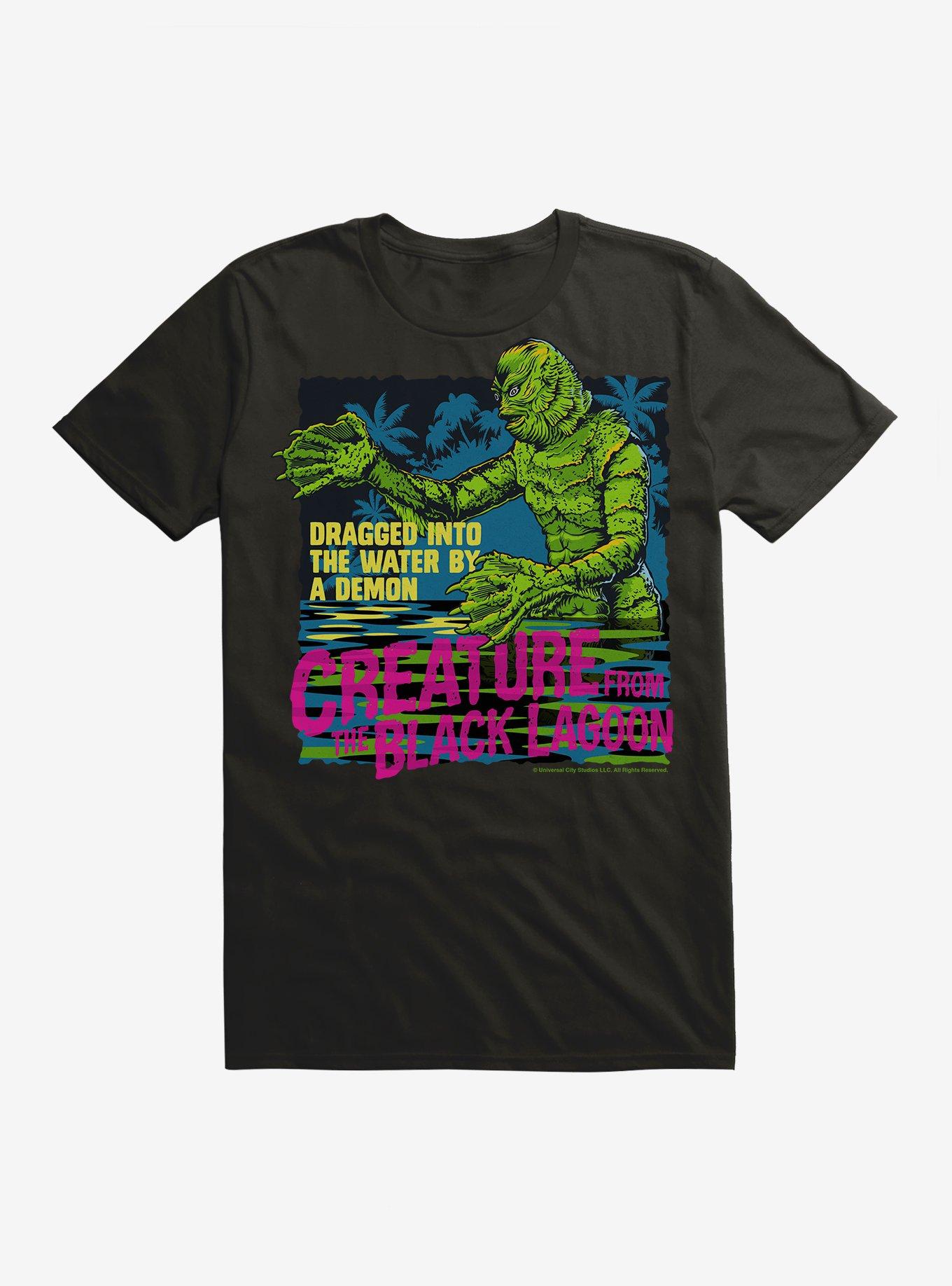 Creature From The Black Lagoon Dragged Into The Water By A Demon T-Shirt